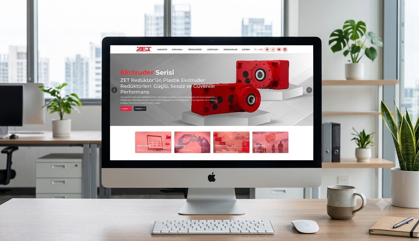 Zet Redüktör Web Tasarım Projesi | Kurumsal Web Sitesi