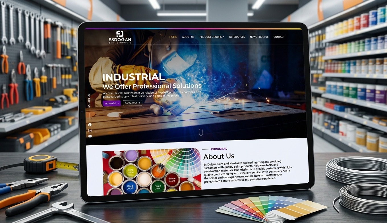 Esdoğan Boya Yeni Web Sitesi | Boya Web Tasarım