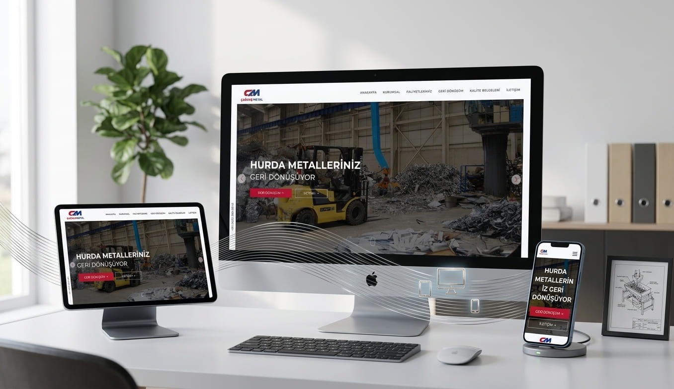 Çağdaş Metal Web Tasarım Projesi | Kurumsal Web Sitesi